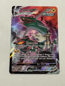 Pokemon Rayquaza VMAX TG20/TG30 Sword & Shield Silver Tempest Trainer Gallery - Image 1