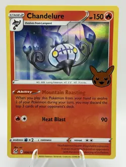 Chandelure 026/196 Halloween 2023 Trick or Trade Holo Rare Pokemon TCG - NM - Image 1