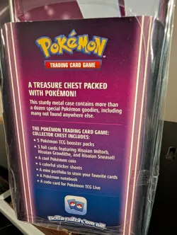 POKEMON TCG LUNCHBOX TIN COLLECTOR ITEM SEALED WITH CARDS LOT OF 5 BOOSTER PACKS - Image 2