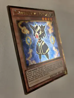 Thunder King Rai-Oh PGLD-EN075 1st Edition Premium Gold Secret Rare Yugioh NM - Image 2