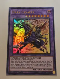 Dark Cavalry DUPO-EN002 Ultra Rare Yugioh 1st Edition Duel Power Mint Condition - Image 1