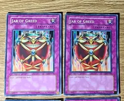Yugioh Lot of (6) Jar Of Greed Cards. YSD-EN036, SD3-EN029, SKE-047. Read - Image 2