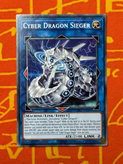 YUGIOH CYBER DRAGON SIEGER COMMON 1ST EDITION NM LDS2-EN034 - Image 1