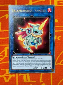 YUGIOH SALAMANGREAT ALMIRAJ RARE 1ST EDITION NM MGED-EN144 - Image 1