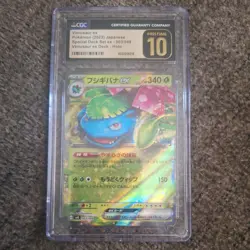 Venusaur ex 003/165 Pokemon 151 CGC 10 Pristine Holo Japanese Card Pristine 10 - Image 1