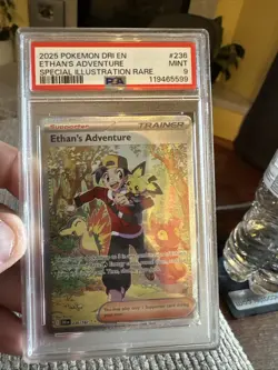 Pokemon TCG Destined Rivals Ethan's Adventure Special Illustration Rare Card - Image 1