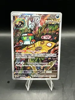 Pokemon TCG Brute Bonnet Illustration Rare Holo Card 207/182 Sv04: Paradox Rift - Image 1
