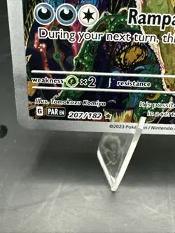 Pokemon TCG Brute Bonnet Illustration Rare Holo Card 207/182 Sv04: Paradox Rift - Image 2
