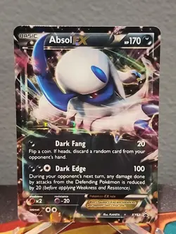Absol EX XY62 Black Star Promo Pokemon Card See Description - Image 1