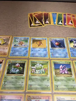 Vintage Base Set Shadowless Pokemon Cards Lot of 25 No Duplicates NM/LP+ TCG - Image 4