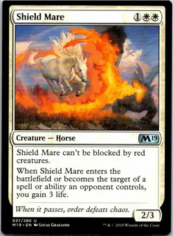 Shield Mare Magic The Gathering 2019 Core Card Mint X4 - Image 1