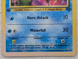 1999 Seaking #46 Jungle Regular Pokemon Card Uncommon 1st Edition - Image 3
