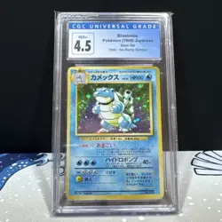 2 Graded Graded Pokemon Cards: Blastoise And Magneton - Image 1