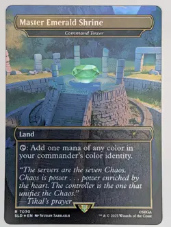 (Foil) Master Emerald Shrine - Command Tower () (Rainbow Foil) (07030) Secret La - Image 1