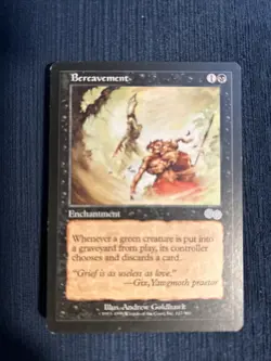 Magic the Gathering MTG Bereavement (117) Urza's Saga LP - Image 1