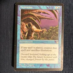 Hesitation Stronghold MTG Magic The Gathering - Image 1