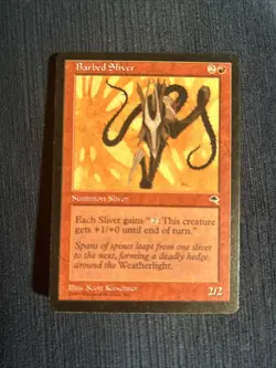 MTG Barbed Sliver Tempest Regular Uncommon - Image 1