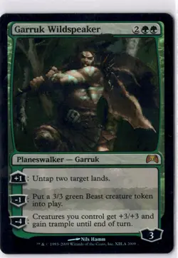 Garruk Wildspeaker LP* FOIL PROMO Media ENGLISH XBLA 2009 mtg -UnltdCards - Image 1