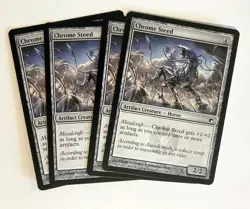 Chrome Steed (4) Scars of Mirrodin NM MTG Magic the Gathering - Image 1