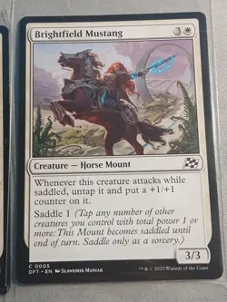 4X Brightfield Mustang NM Aetherdraft MTG Magic the Gathering - Image 3