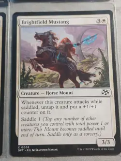 4X Brightfield Mustang NM Aetherdraft MTG Magic the Gathering - Image 4