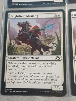4X Brightfield Mustang NM Aetherdraft MTG Magic the Gathering - Image 5