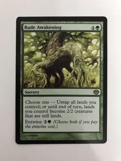 Rude Awakening MTG Magic the Gathering Card LP Lightly Played Duel Decks - Image 1