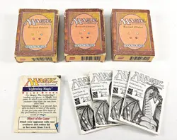 Magic the Gathering Revised Edition Empty Starter Box Lot w Instructions Rules - Image 1