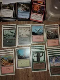Magic The Gathering Revised Lot Lightning Bolt Sol Ring And Dark Ritual Included - Image 1