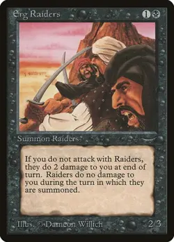Erg Raiders - Variation Arabian Nights MP MTG - Image 1