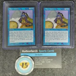 Three Wishes 2x Lot MTG Visions George Peatt Instant - Image 1