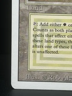 MTG x1 Savannah Dual Land Revised Rare (LP) - Image 5