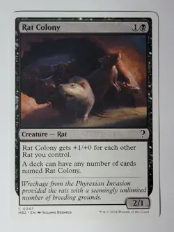 Rat Colony (White Border) Mystery Booster 2 Regular - Image 1