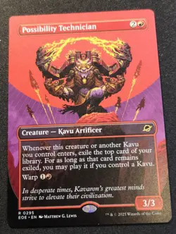 Possibility Technician - Borderless - EOE - MTG - EN - NM - 0295 - Image 1