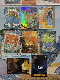 Vintage Pokemon Card Lot Topps Rainbow Foil Etc Fire Charizard 103 Cards - Image 2