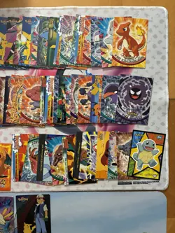 Vintage Pokemon Card Lot Topps Rainbow Foil Etc Fire Charizard 103 Cards - Image 3