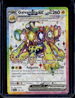 Galvantula ex 159/142 Sv07: Stellar Crown POKEMON TCG CARD - Image 1