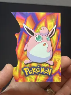 Topps Pokemon Johto League Champions 12 of 18 Wigglytuff #40 die cut - Image 1