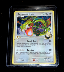 AUTHENTIC POKEMON CARD RAYQUAZA C Lv.X Promo 100 HP Holo TRUE NM 8/147 - Image 1