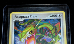 AUTHENTIC POKEMON CARD RAYQUAZA C Lv.X Promo 100 HP Holo TRUE NM 8/147 - Image 2