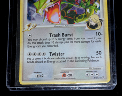 AUTHENTIC POKEMON CARD RAYQUAZA C Lv.X Promo 100 HP Holo TRUE NM 8/147 - Image 3