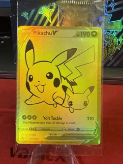 Pikachu V SWSH145 Celebrations Black Star Promo Gold NM Pokemon TCG SEALED - Image 1