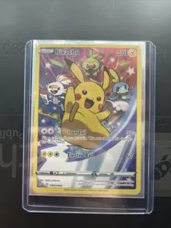 Pokemon TCG Pikachu SWSH Black Star Promo SWSH020 Holo Promo - Image 1