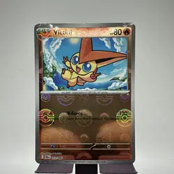 Pokemon Scarlet & Violet: Black Bolt Victini 012/086 Master Ball Reverse Holo - Image 1