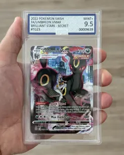 2022 Pokemon SWSH FA/Umbreon VMAX Brilliant Stars Secret #TG23 Mint 9.5 - Image 1