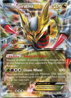 Giratina EX - XY - Ancient Origins 57/98 Ultra Rare Holo Pokemon TCG - Image 1