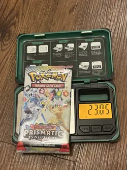 23.05g🔥 HEAVY 🔥 Pokemon Prismatic Booster Pack! FACTORY SEALED!!!✅ #5 - Image 1