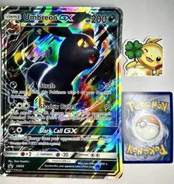 Pokemon Umbreon GX SM36 Sun & Moon JUMBO/OVERSIZED Holo Black Star Promo - Image 1