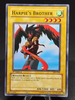 YuGiOh! Harpie's Brother PSV-049 1st Edition Pharaoh's Servant Common NM - Image 1
