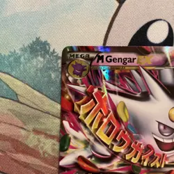 Pokemon TCG M Gengar EX XY166 Shiny Holo Black Star Promo Card - Image 2